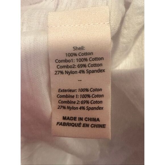 Cinq a Sept White Smocked Long Sleeve Libby Top, size XS - Picture 6 of 8